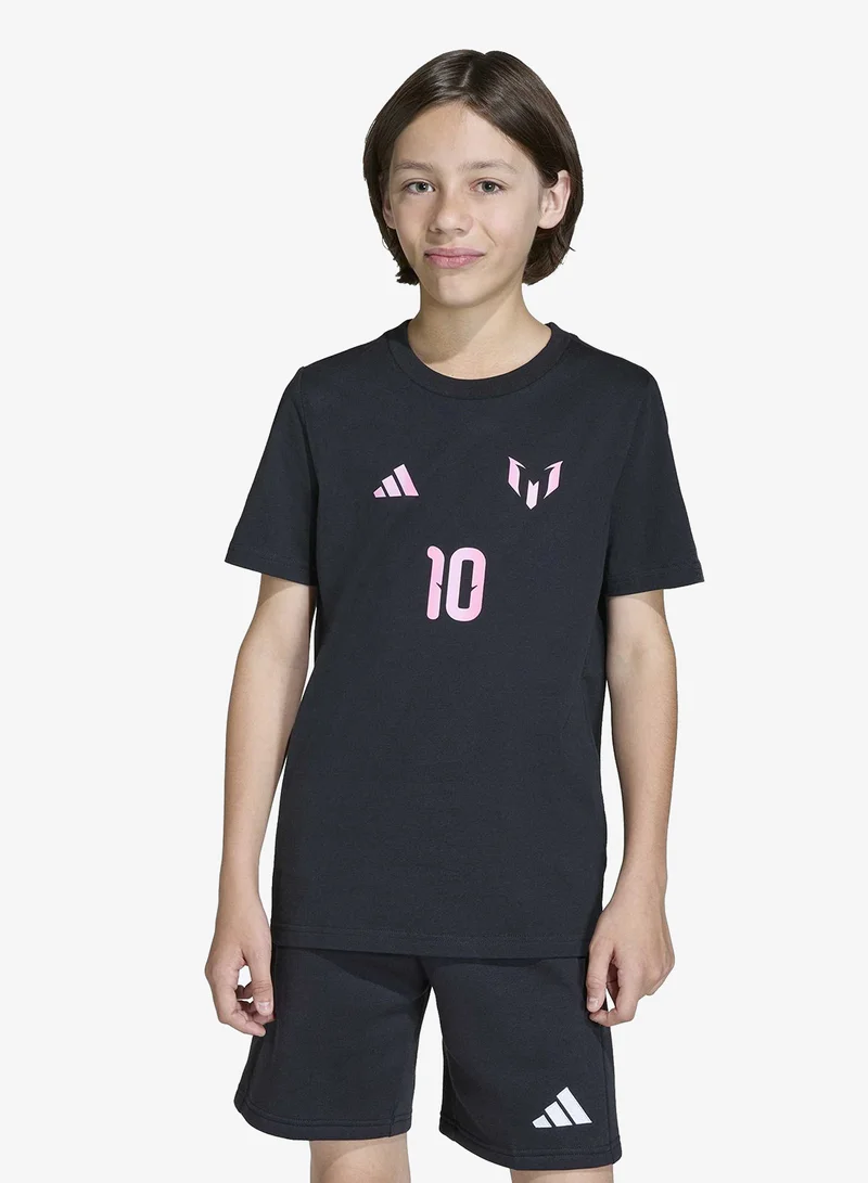 Adidas Youth Messi Name And Number Graphic T-Shirt