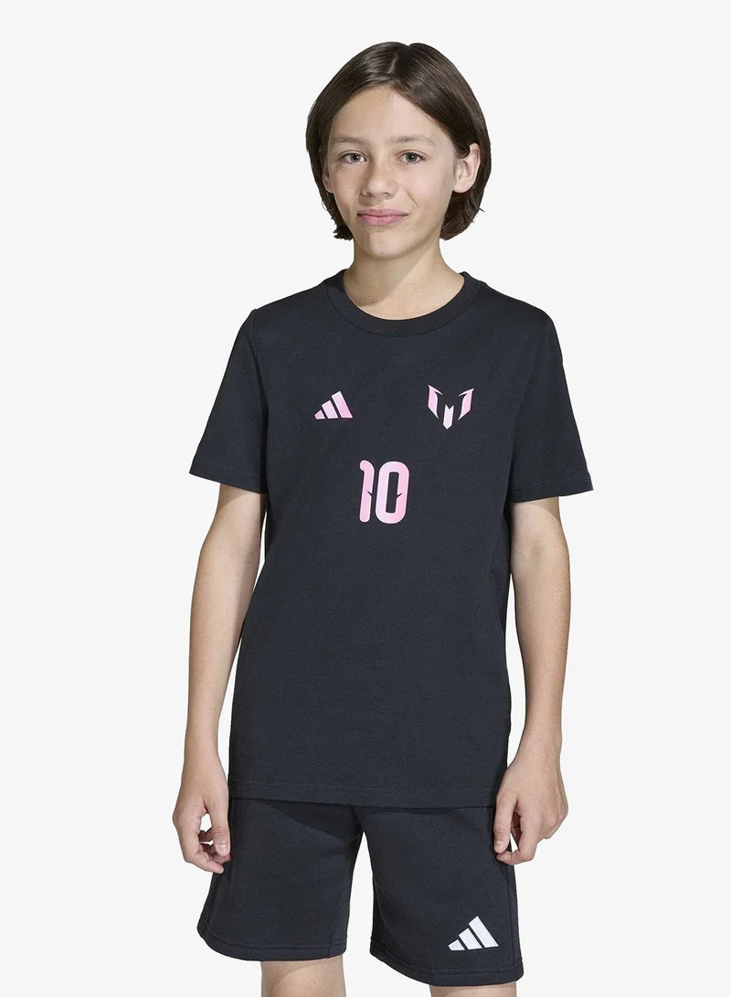 Adidas Youth Messi Name And Number Graphic T-Shirt