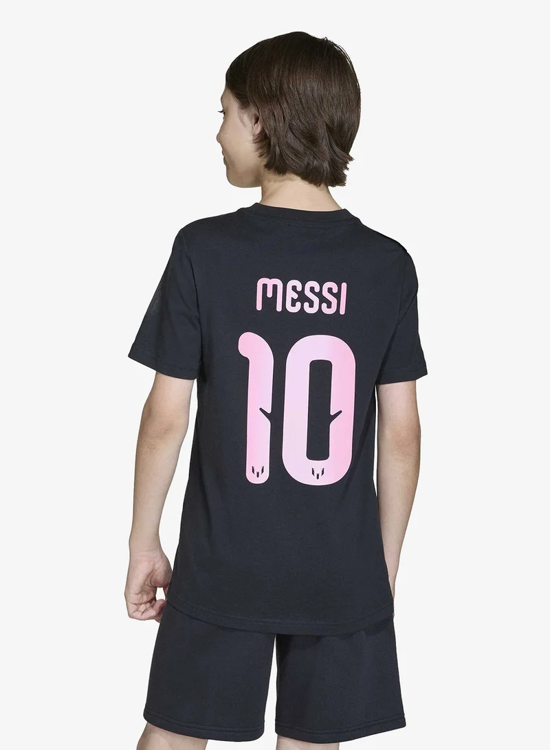 Adidas Youth Messi Name And Number Graphic T-Shirt
