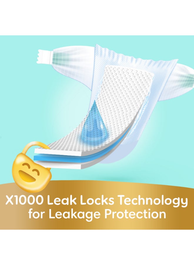 بامبرز حفاضات عناية مميزة، مقاس 5، للأطفال بوزن 11 إلى 16 كجم، أنعم حفاضات وأفضل حماية للبشرة، 46 حفاض للأطفال - Image 4