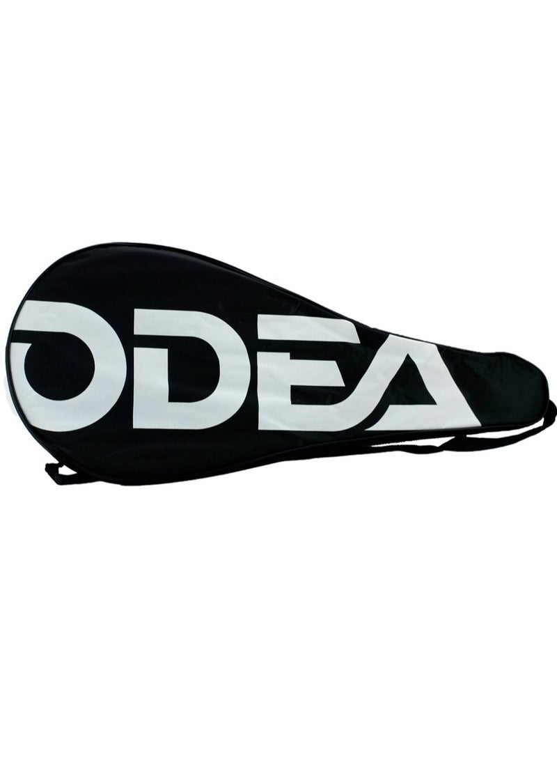 أوديا X-Fire T-55 مضرب تنس للتدريب الاحترافي مقاس 27 بوصة مع حقيبة حمل للبالغين، أسود×أحمر - Image 4