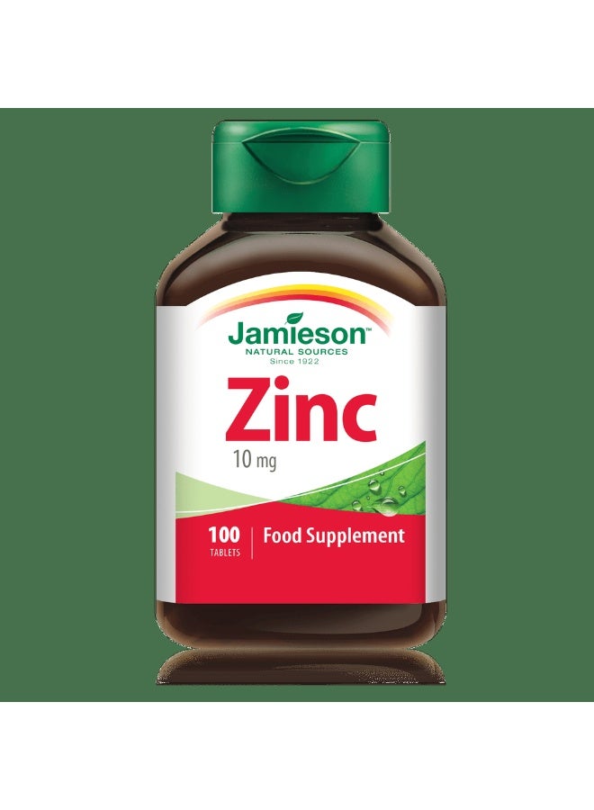 Jamieson زنك 10 ملغ 100 قرص جيميسون