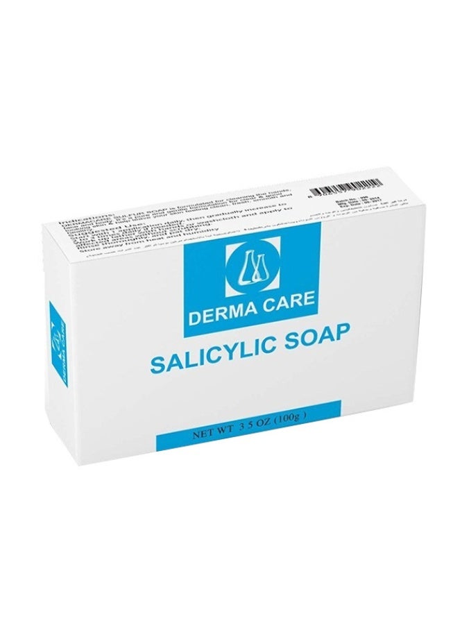Derma Care Salicylic Soap 100g | Acne Control & Deep Cleansing Exfoliating Bar