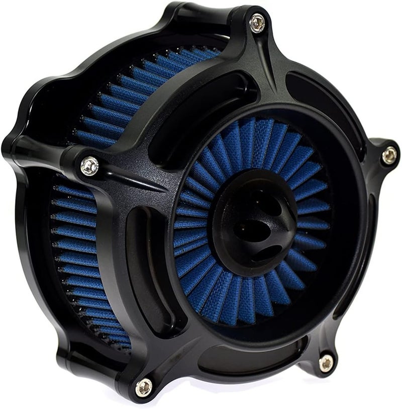 DEMULAX Motorcycle Air Filter - Blue - Image 1