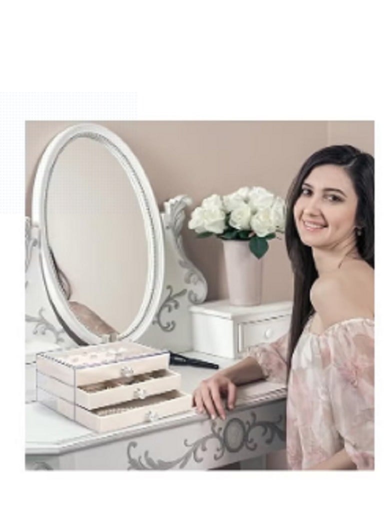 صندوق منظم مجوهرات من الأكريليك  - Image 2
