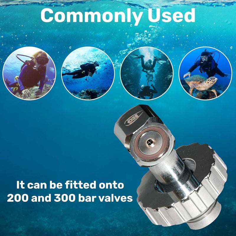 H2ODYSSEY DIN Filler Adapter - Scuba Diving Equipment - Image 3