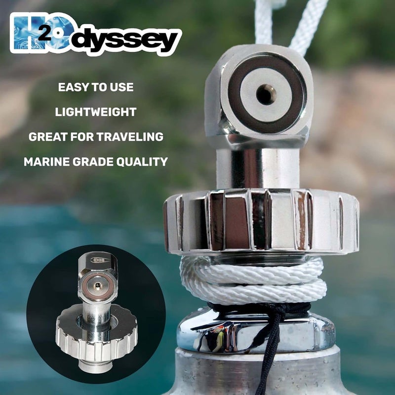 H2ODYSSEY DIN Filler Adapter - Scuba Diving Equipment - Image 5