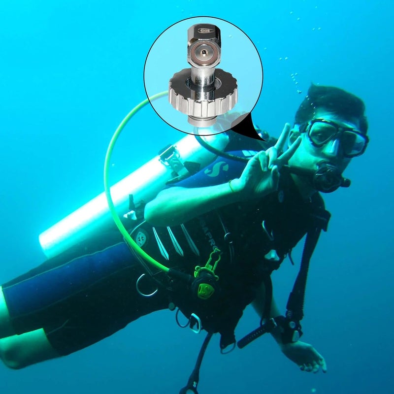 H2ODYSSEY DIN Filler Adapter - Scuba Diving Equipment - Image 2