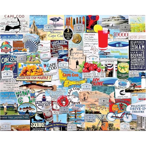 White Mountain Puzzles I Love Cape Cod - 1000 Piece Jigsaw Puzzle - Image 1
