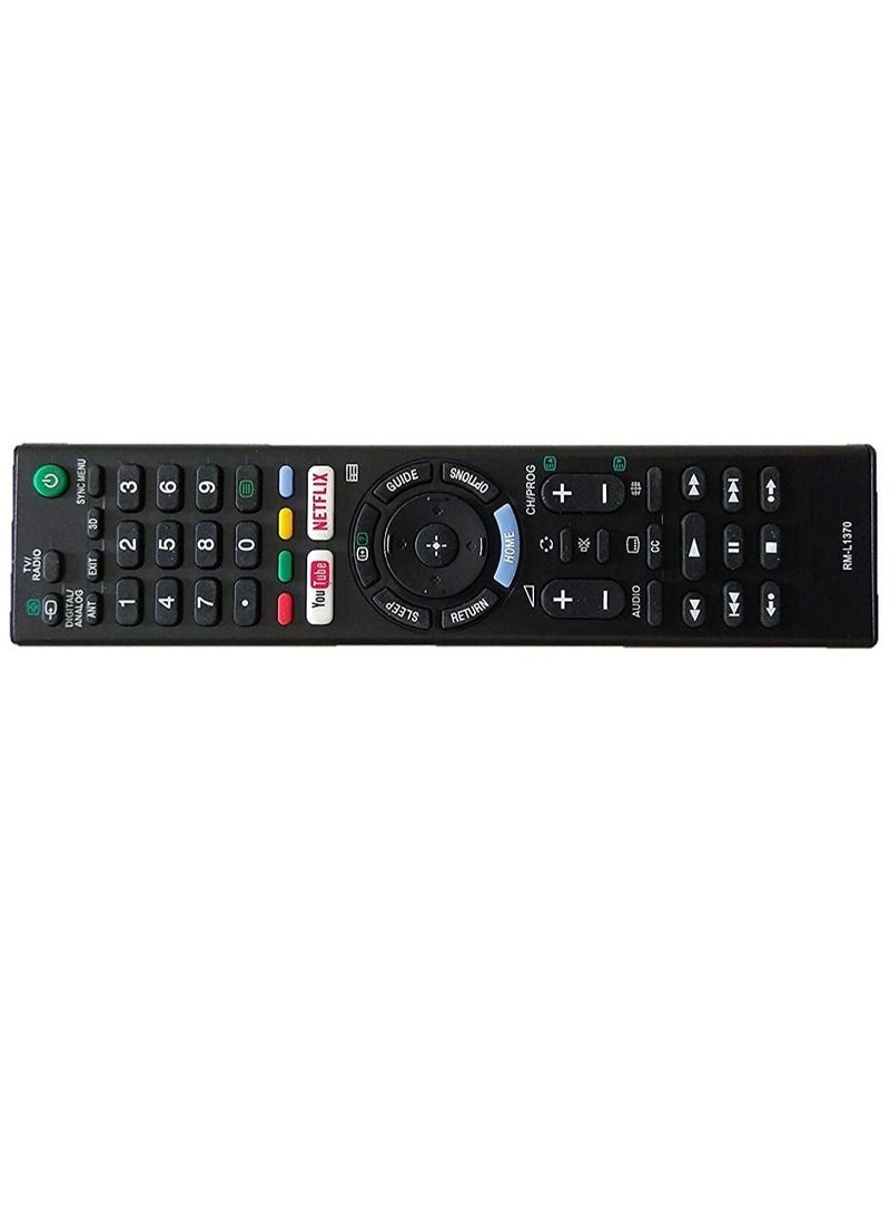 ELTRAZONE RM-L1370 Remote Control Compatible with LCD LED TV Sony YouTube Netflix with battery - Image 4