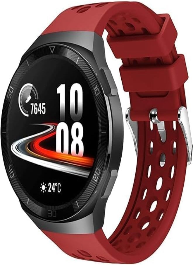 Next Next store Replacement Band Compatible with Huawei Watch GT2E 22mm, Adjustable Soft Silicone Sport Wristbands for Women Men 