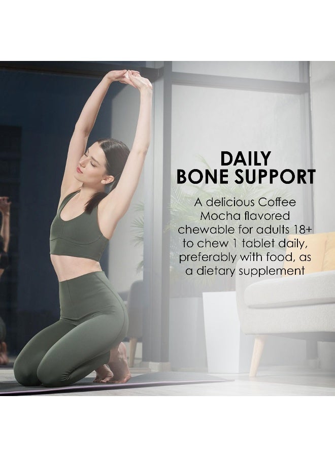 Mason Natural Calcium 600 mg with Vitamin D3, 100 Day Supply, Supports Healthy Bones & Normal Muscle Function, Coffee Mocha Flavor, 100 Chewables  - Image 3