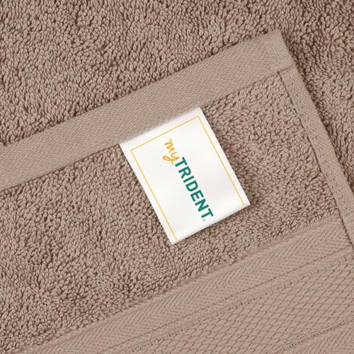 Trident Soft Comfort Air Rich 100% Cotton Towels for Bath, 500 GSM Large Size Bathroom Towels for Men/Women, 1 Piece Bath Towel (69cm x 137cm), Acorn - Image 4