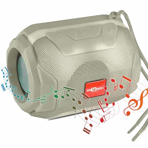 Pick Ur Needs Wireless Mega Bass Portable Bluetooth Speaker | Water Proof | Splash Proof | Premium Speaker Compatible with All Mobile Phone (Grey) - Image 1
