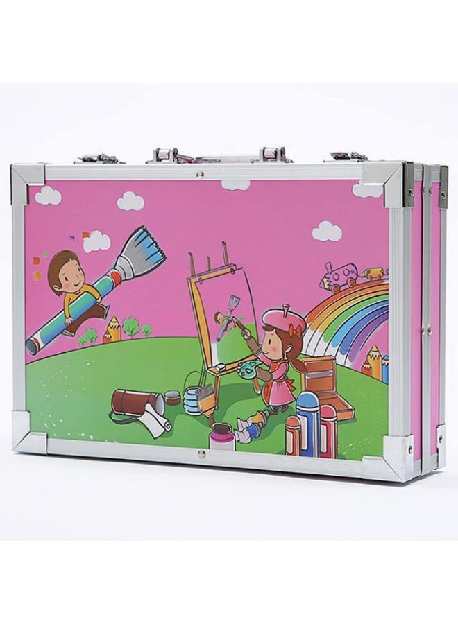 145 PCS Art Supplies Drawing Painting Art Set for Kids Girls Boys Teens, Aluminum Case Coloring Art Kit Drawing Art Supplies Case, Markers Crayon Colour Pencils for Artists Kids - Image 1