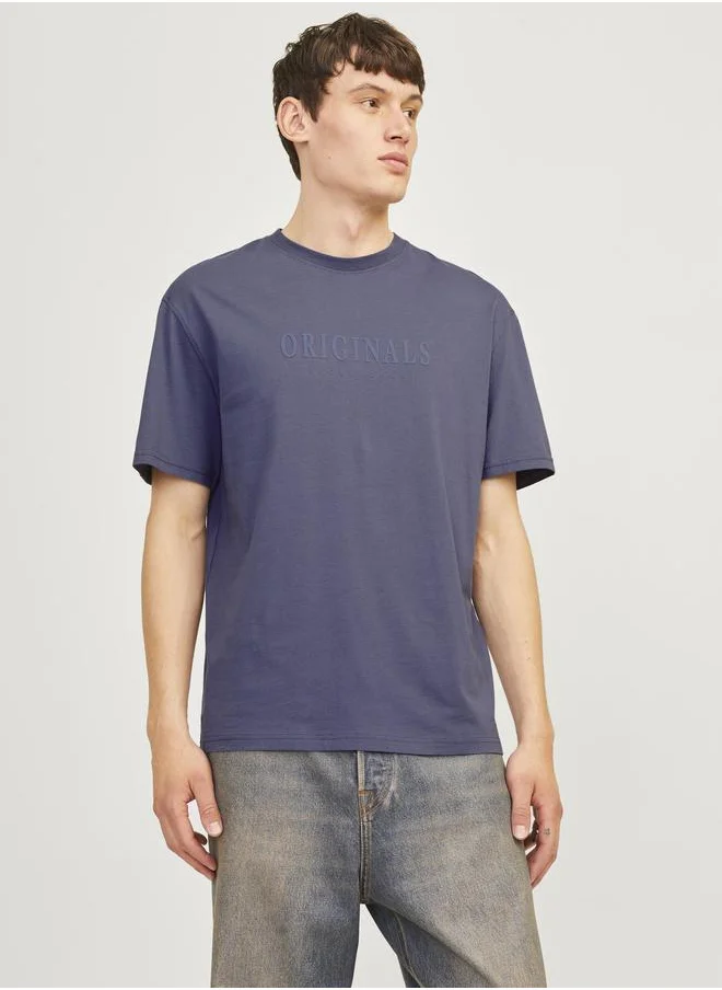 JACK & JONES Logo Detail Crew Neck T-Shirt