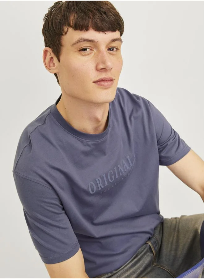 JACK & JONES Logo Detail Crew Neck T-Shirt
