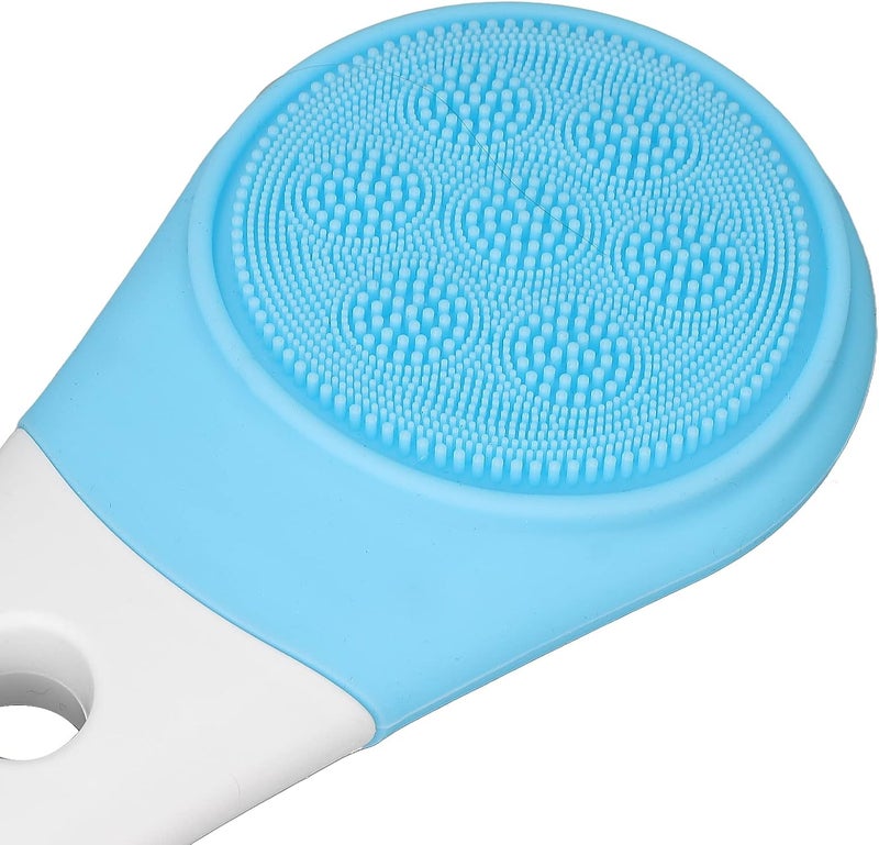 klarako Electric Bath Brush,Multifunctional Shower Brush Waterproof Body Scrubber with Long Handle for Exfoliating SPA(Blue) - Image 5