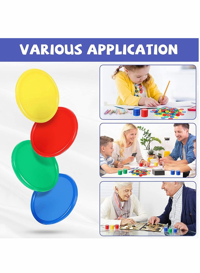 Colorful Round Counting Chips Set 160 Pieces for Learning and Crafts, Perfect for Math Teaching and Creative Decoration - Image 3