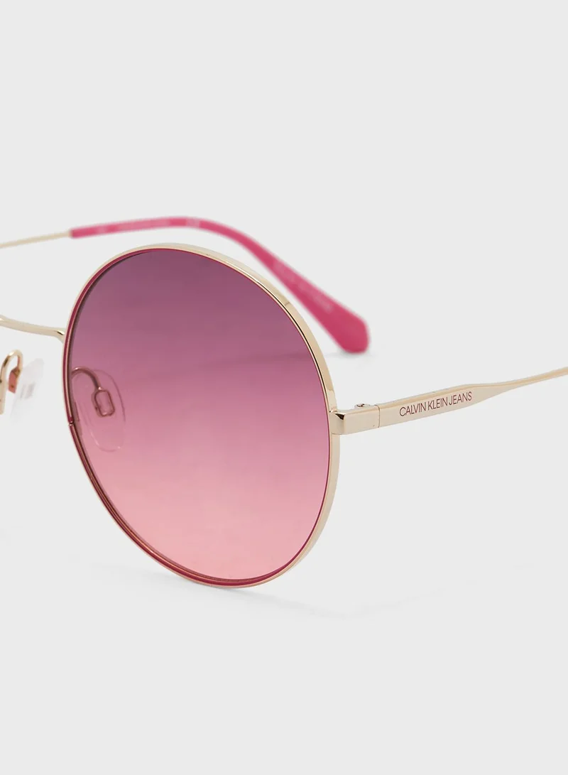 Calvin Klein Jeans Round Sunglasses