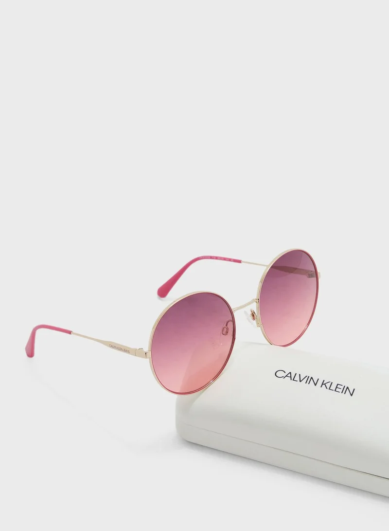 Calvin Klein Jeans Round Sunglasses