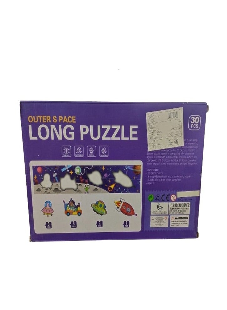 Out space Long puzzle for kids with 30pcs - Image 2
