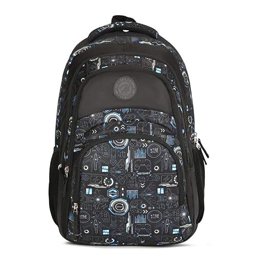 HOT SHOT Bag |School Bag|TUTION |College Backpack|Large Size|Water Resistant|19 INCH|for Boys & Girls|36 LITERS Backpack - Image 5