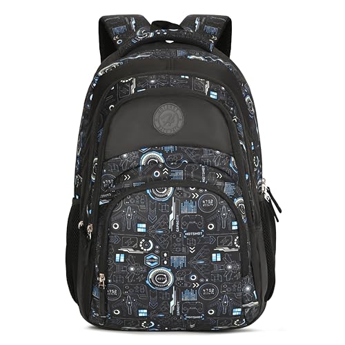 HOT SHOT Bag |School Bag|TUTION |College Backpack|Large Size|Water Resistant|19 INCH|for Boys & Girls|36 LITERS Backpack - Image 2