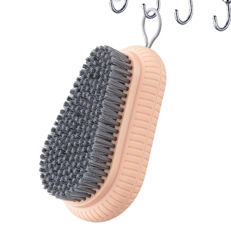 Besillia Besillia Household, Travel Brush, Laundry Soft Brush, Multi-Function, Board Brush, Shoe Brush, Brush for Cleaning Clothes. (Pack of 2,Pink)  - Image 5