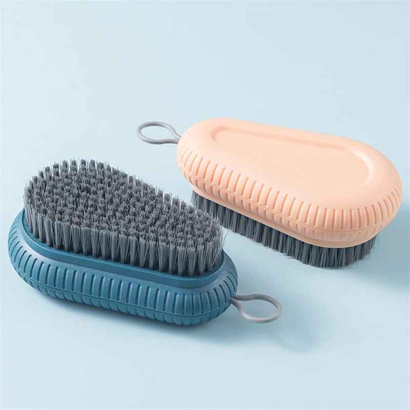 Besillia Besillia Household, Travel Brush, Laundry Soft Brush, Multi-Function, Board Brush, Shoe Brush, Brush for Cleaning Clothes. (Pack of 2,Pink)  - Image 3