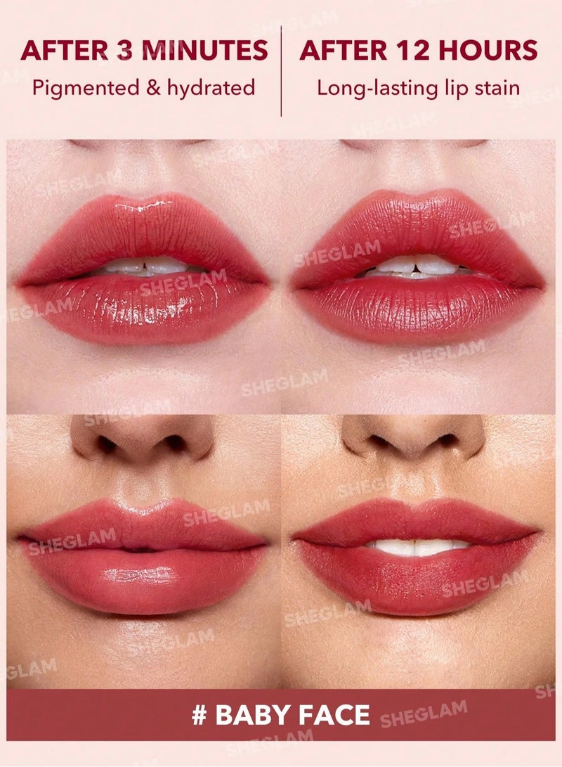 SHEGLAM Take A Hint Lip Tint Baby Face - Image 2