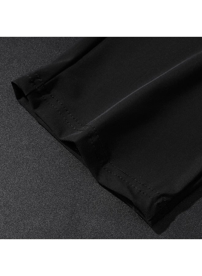 Tucano Men'S Short Sleeve T-Shirt Sports Suit Ice Silk Solid Color Fashion T-Shirt Shorts Men'S Two-Piece Set Black 5Xl - Image 4