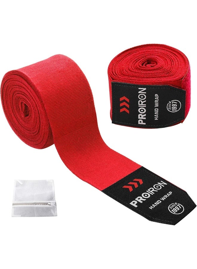 PROIRON Boxing Hand Wraps, Boxing Bandages Inner Gloves with Extra Wide Closure, Fist Wrist Protector for Men Women Kids, Great for MMA Boxing Training Gym Fitness 4.5M 2.5M (Pair) - Image 1