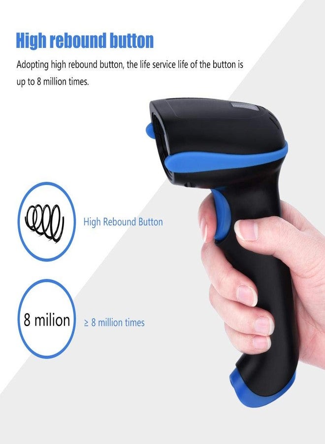 Bewinner Bar Code Scanner, -5100 Barcode Reader with 2.4G USB Cable, Compatible with/Android/Systems - Dual Connection Modes Design,32-bit ARM - Image 5