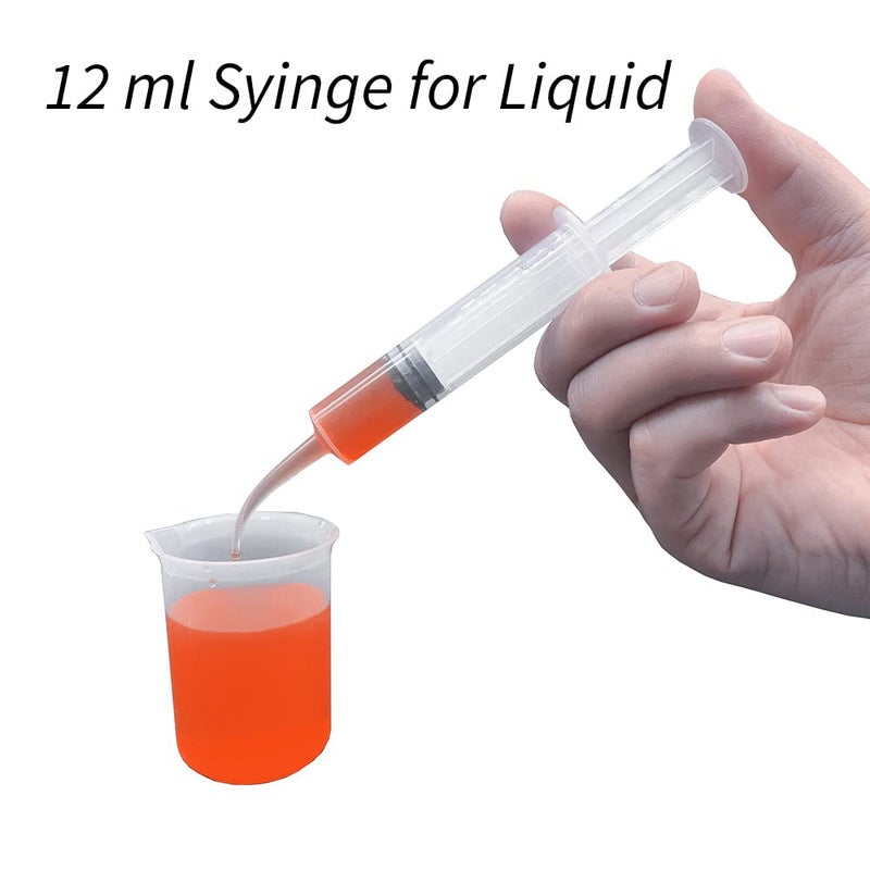 HiMo Wisdom Teeth Syringe, 5 Pack Irrigation Dental Syringes with Curved Tip for Dental Care Liquid Oral Tonsil Stone - Image 2