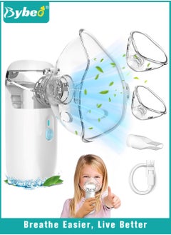 Household Nebulizer,Handheld Atomizer,Mini Vaporizers with 3 Modes,Portable Steam Inhaler,for Adults and Children