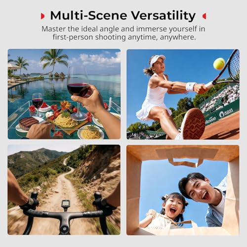 SmallRig Vertical to Horizontal Action Camera Case Kit for DJI Osmo Nano, with 1/4"-20 Locating Hole, Silicone Gasket, Cold Shoe, Quick Release Design, Ultra-Low-Angle Shooting - Image 5