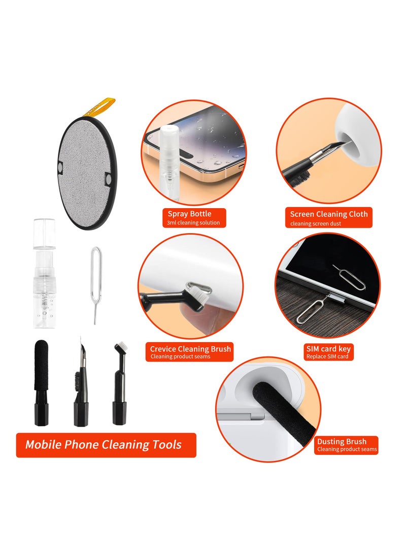20 In 1 Laptop Screen And Keyboard Cleaning Kit, Mobile Phone Cleaning Kit, Airpod Cleaning Kit, Suitable For Mobile Phones, Tablets, Computers, Computer Monitors, Tv Camera Lenses, White  - Image 3