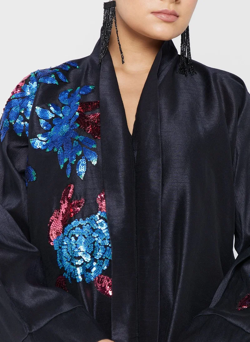 hayas closet Embellished Abaya