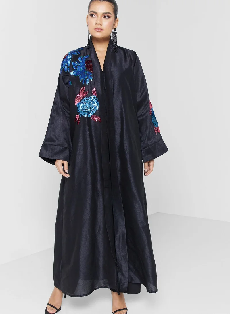 hayas closet Embellished Abaya