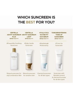 Generic SKIN1004 Madagascar Centella Air-fit Suncream Light SPF 30 PA++++ 1.69 fl. oz(50ml) | Lightweight Formula| for Sensitive Skin | Physical Suncream  - Image 4