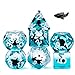 UDIXI Shark DND Dice Set Resin DD Dice Set Blue Ocean Polyhedral for RPG and Other Tabletop Games - Image 2