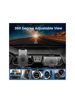 neotimely Phone Holder Mobile Phone Mount for Car Dashboard Windscreen Vent Universal Handsfree Stand Cradle One click Release and 360° Rotation for Smartphones  - Image 3