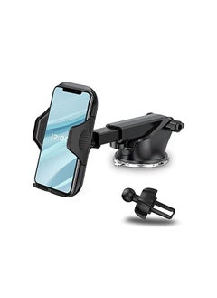 neotimely Phone Holder Mobile Phone Mount for Car Dashboard Windscreen Vent Universal Handsfree Stand Cradle One click Release and 360° Rotation for Smartphones  - Image 2