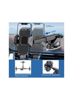 neotimely Phone Holder Mobile Phone Mount for Car Dashboard Windscreen Vent Universal Handsfree Stand Cradle One click Release and 360° Rotation for Smartphones  - Image 5