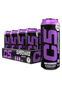C5 Energy C5 Supercharge 473ml Mixed Berry Pack of 12  - Image 1