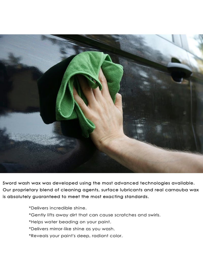 Sword Pro Car Wash and Wax Washing Shampoo 1L- High Gloss Shine and Protection, SW-0343 - Image 3