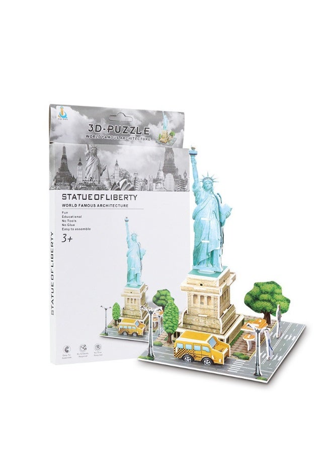 Beauenty 3D puzzle diorama world architecture paper three-dimensional decoration