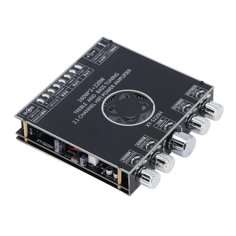 High strength upgraded material Amp Board, TPA7498 Chip Digital Sound Power Amplifier Module 2.1 Channel Guard 160Wx2 Plus 220W for DIY Speaker Repeated detach compatible build - Image 1