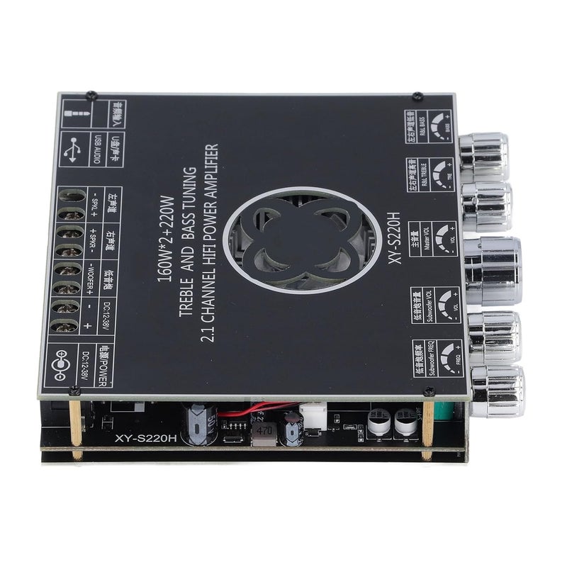 High strength upgraded material Amp Board, TPA7498 Chip Digital Sound Power Amplifier Module 2.1 Channel Guard 160Wx2 Plus 220W for DIY Speaker Repeated detach compatible build - Image 2